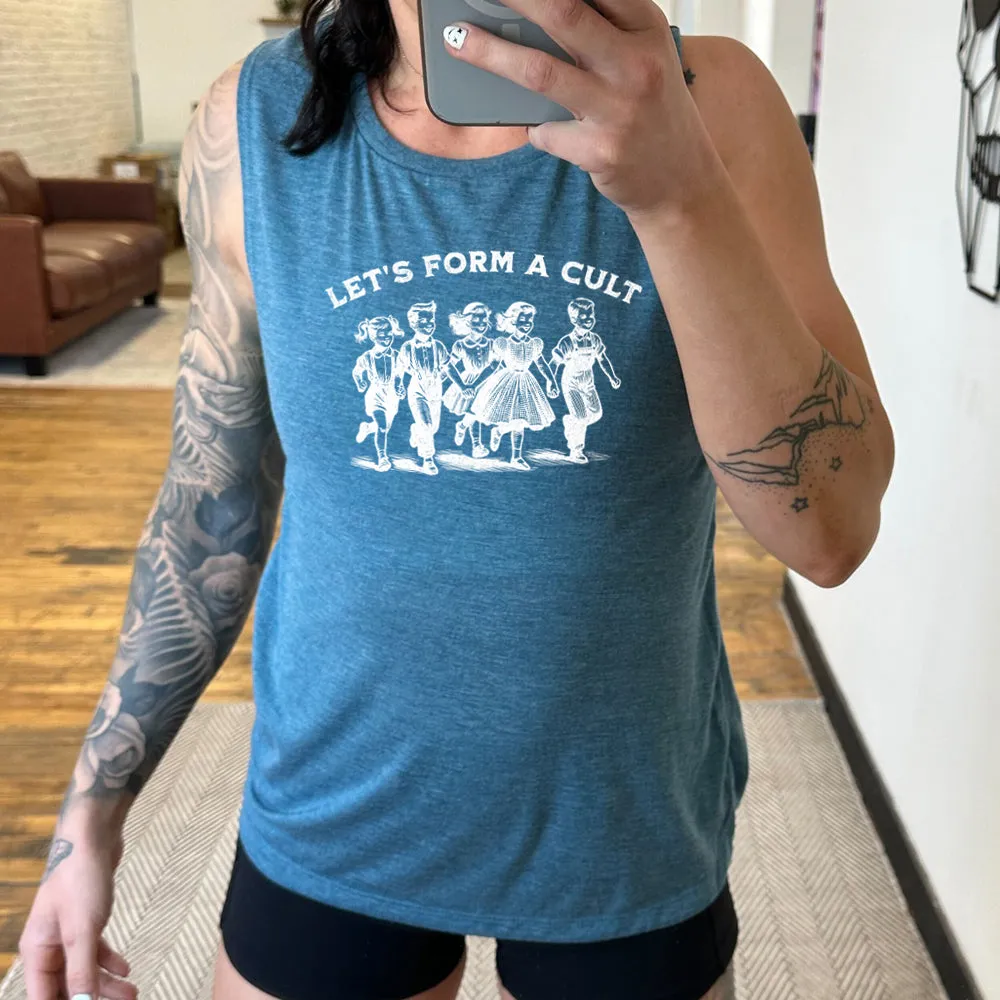 Let's Form A Cult Muscle Tank