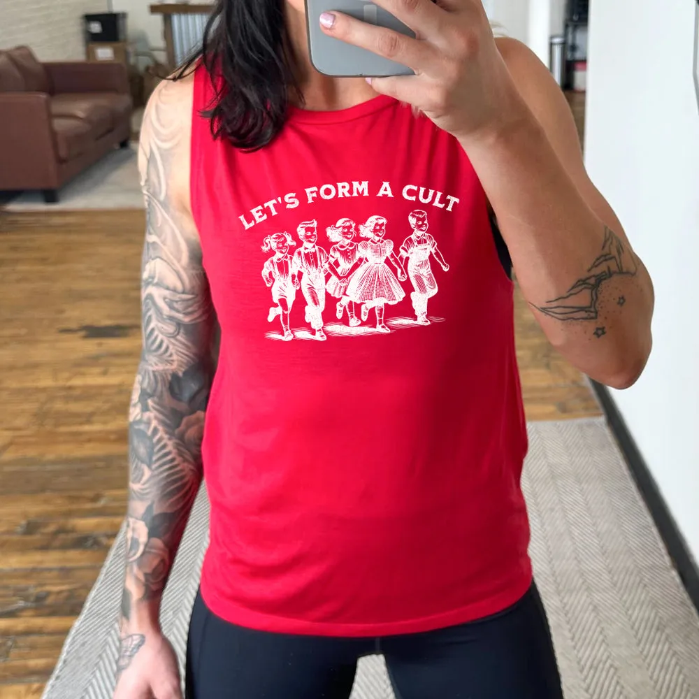 Let's Form A Cult Muscle Tank