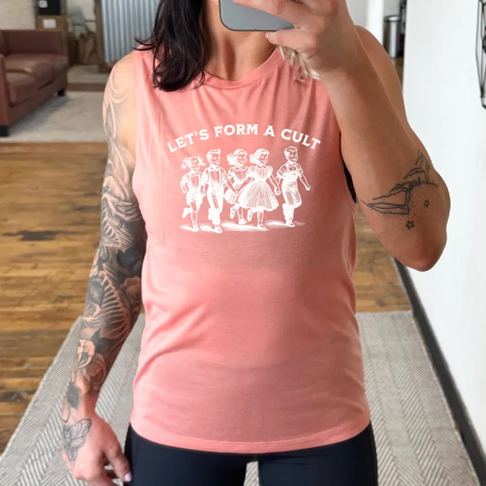 Let's Form A Cult Muscle Tank