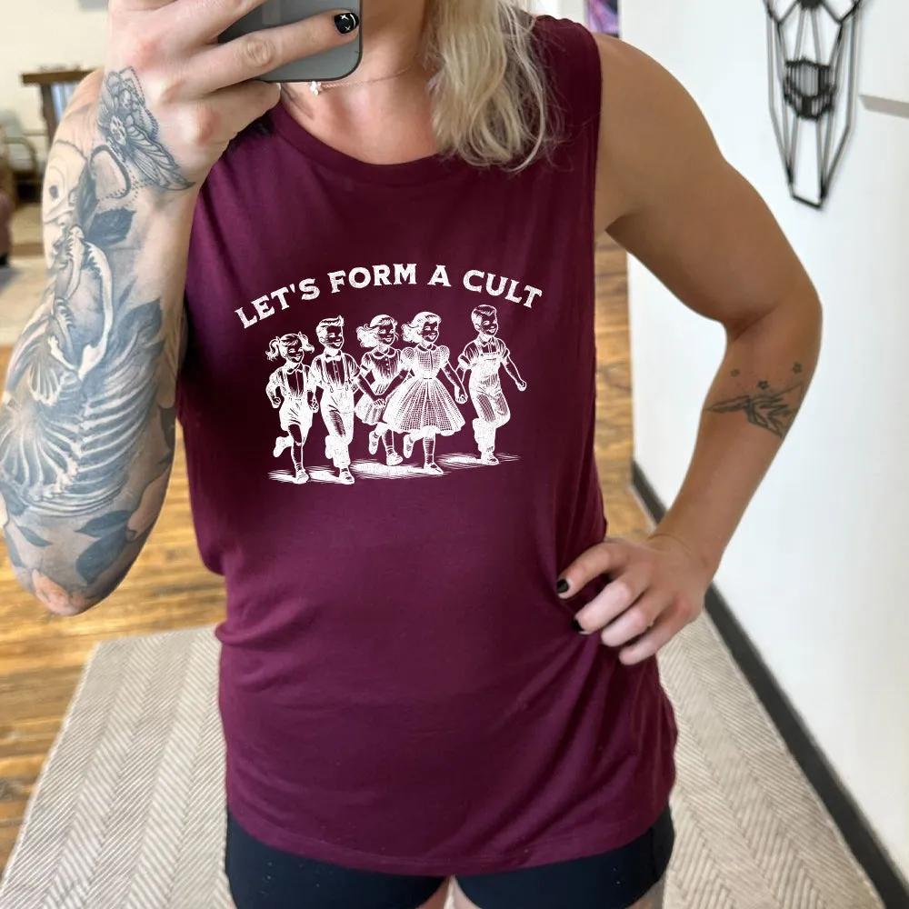 Let's Form A Cult Muscle Tank