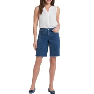 Lilly Boyfriend Womens Frayed Hem Denim Denim Shorts