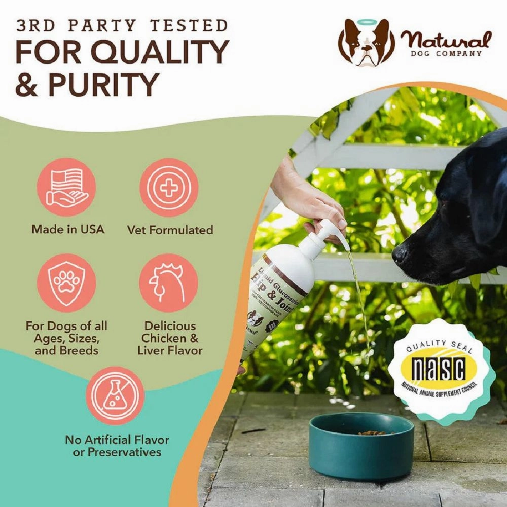 Liquid Glucosamine Hip & joint Oil Food Supplement for Dogs