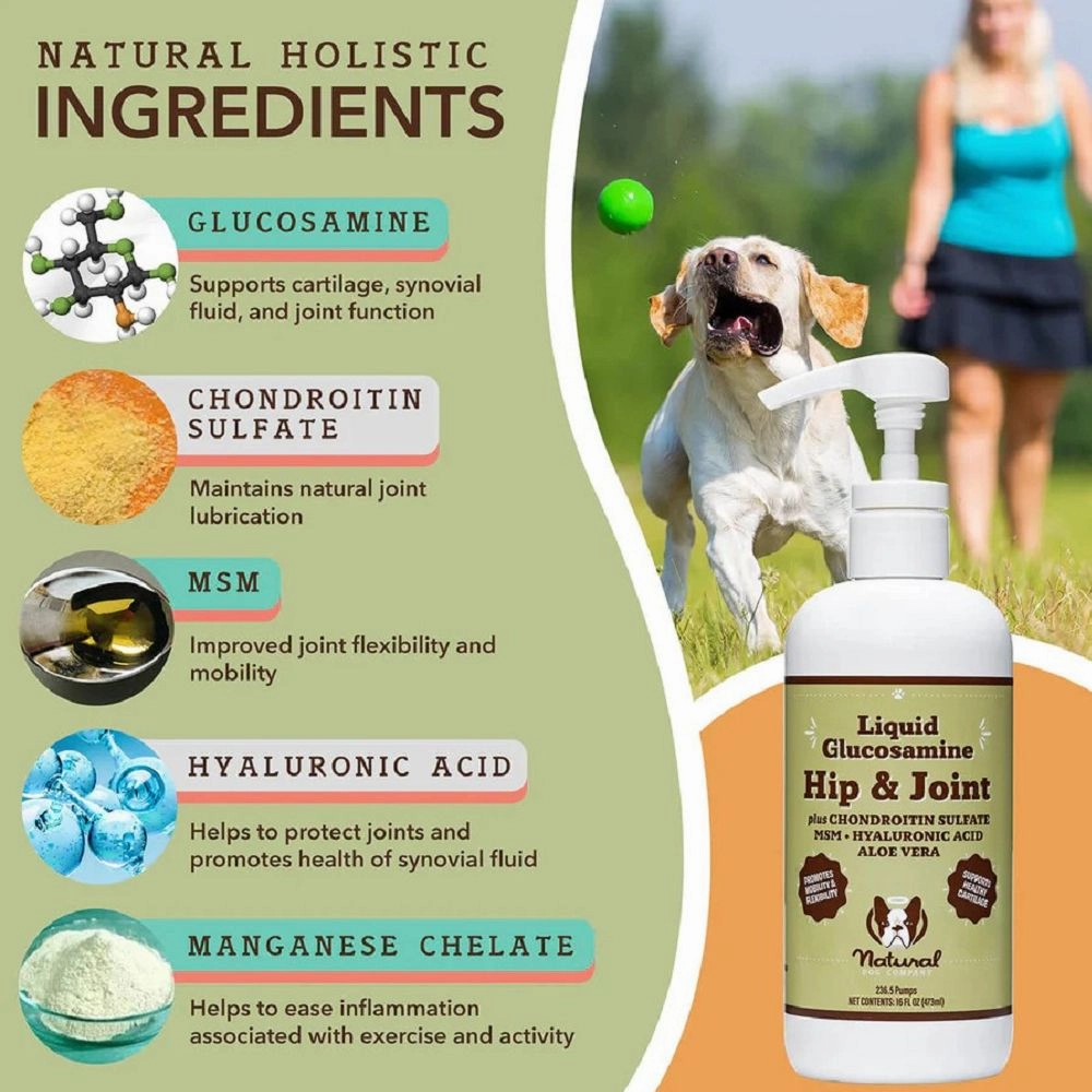 Liquid Glucosamine Hip & joint Oil Food Supplement for Dogs
