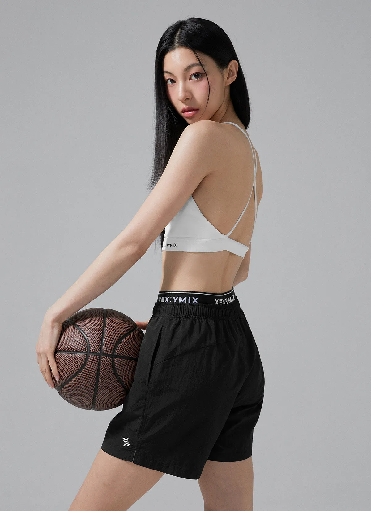 Logo Banding Woven Shorts