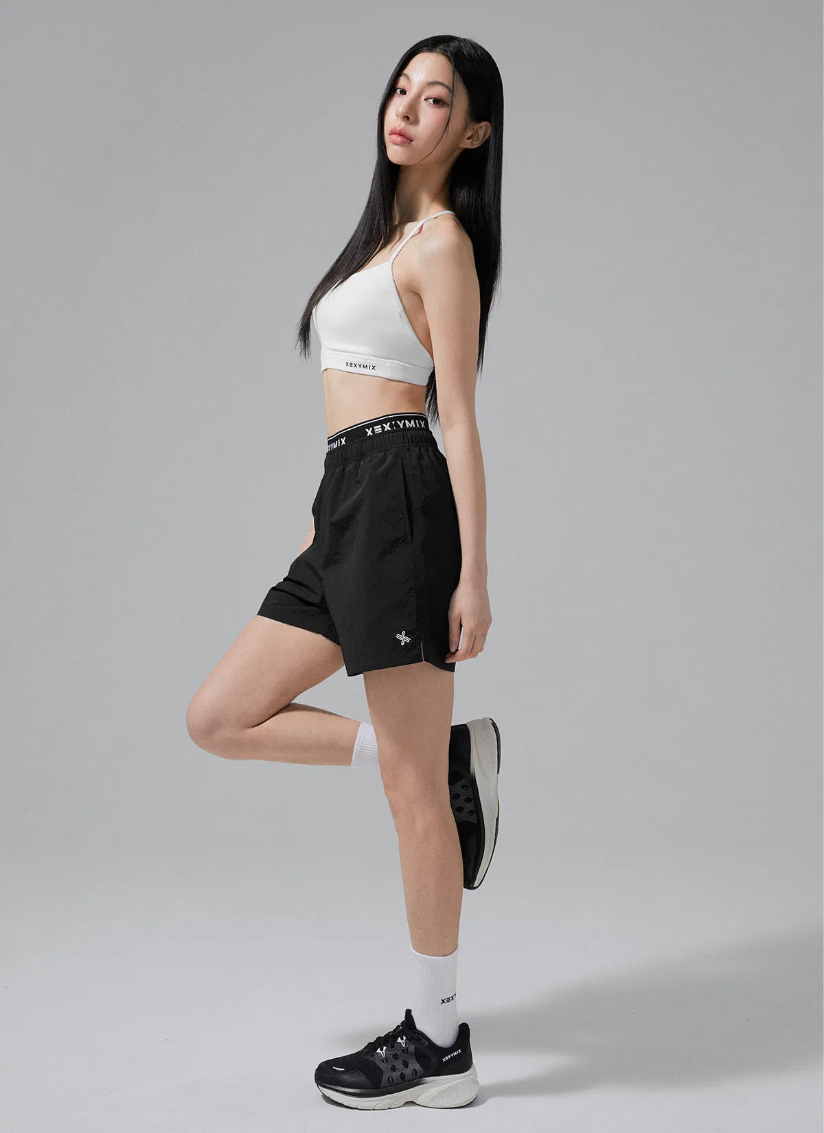 Logo Banding Woven Shorts