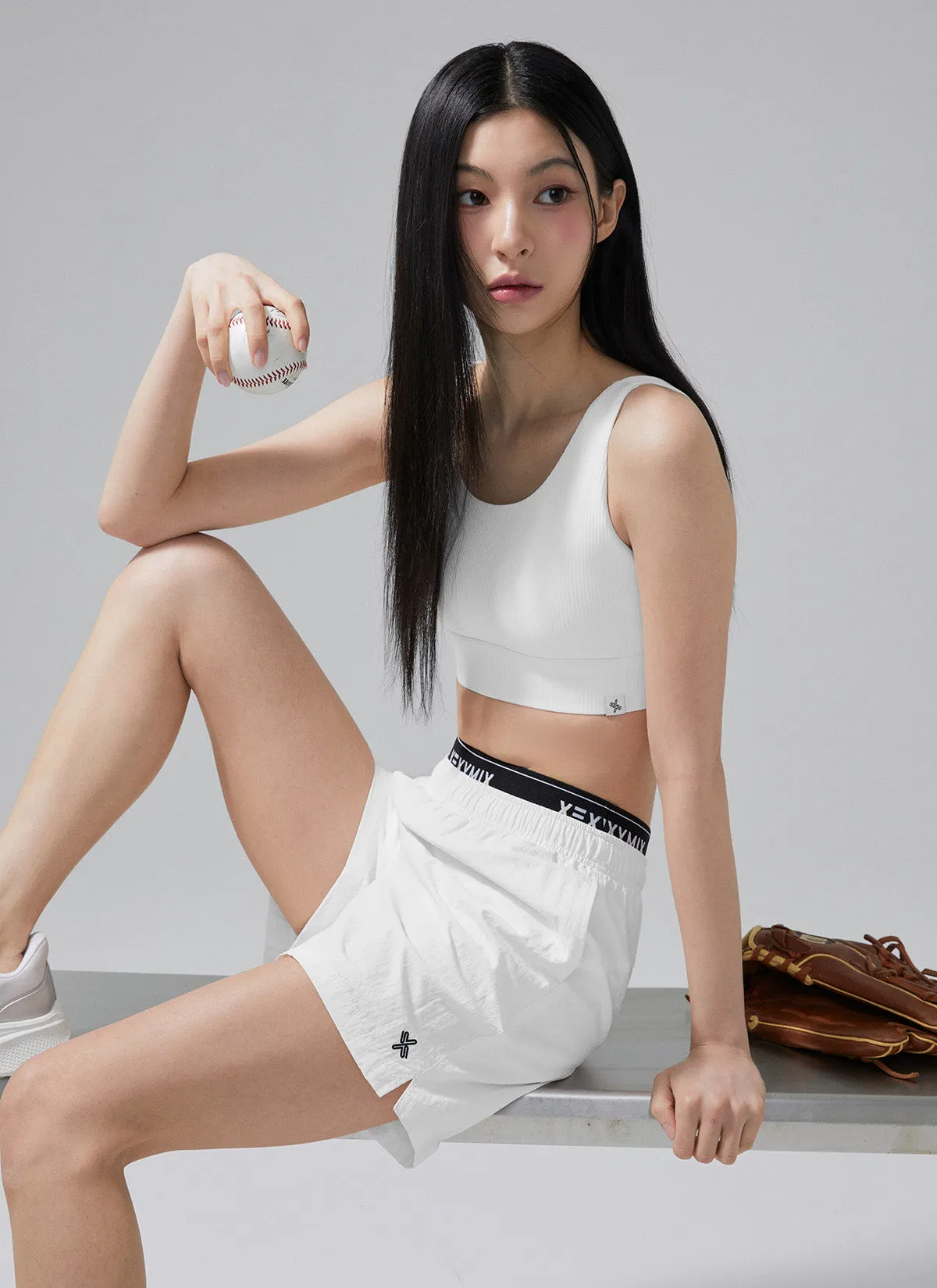 Logo Banding Woven Shorts