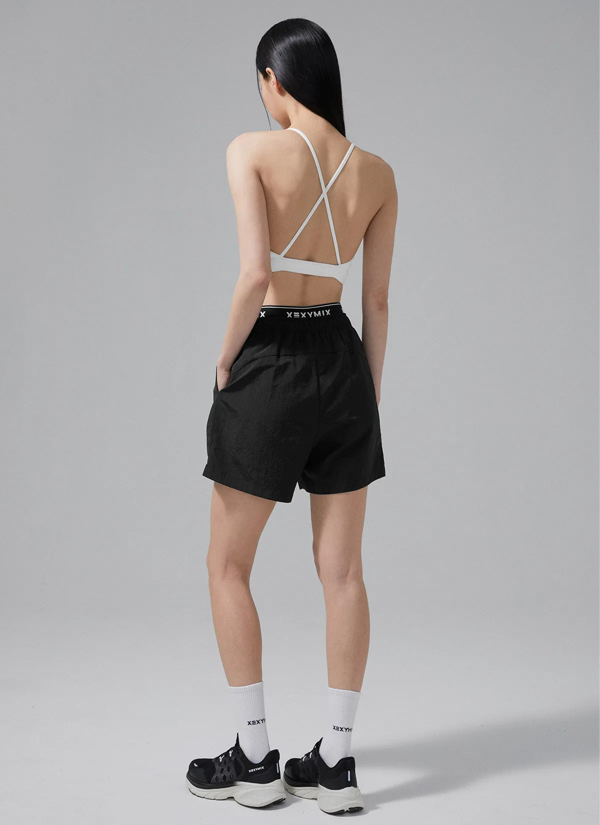 Logo Banding Woven Shorts