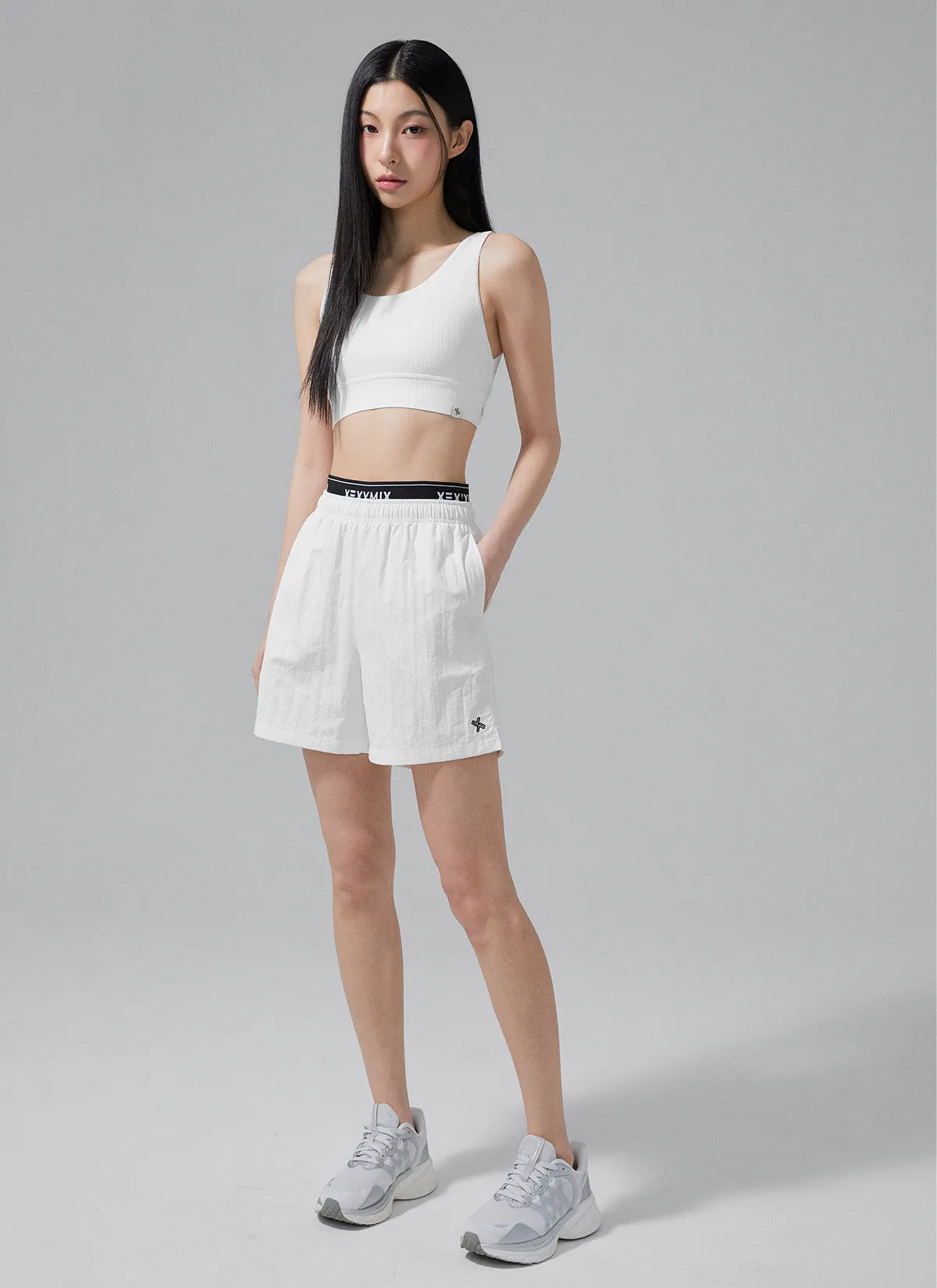 Logo Banding Woven Shorts