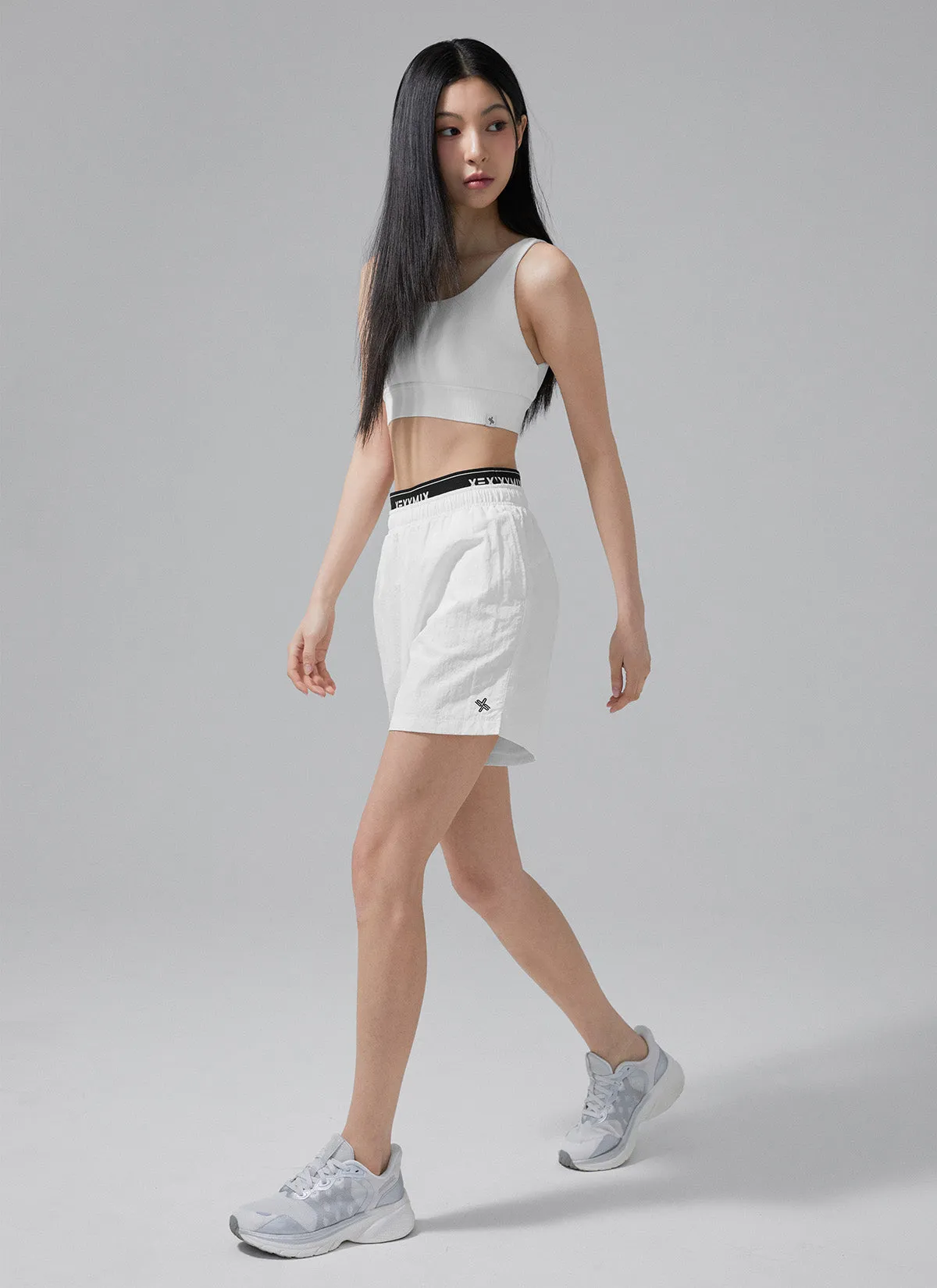 Logo Banding Woven Shorts