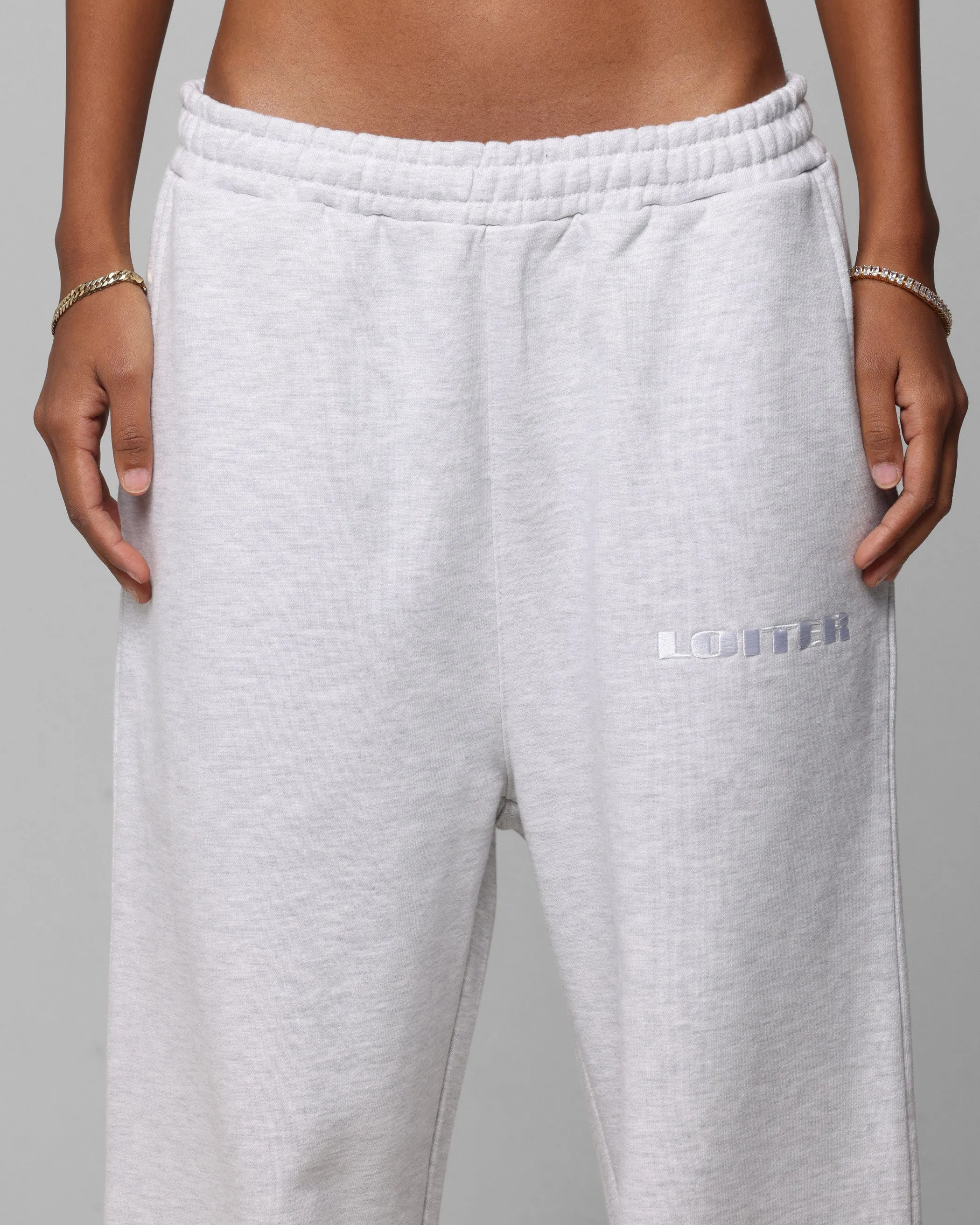 Loiter Blood Born Track Pants Grey Marle