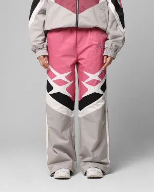 Loiter Hybrid Trackpants Pink/Grey