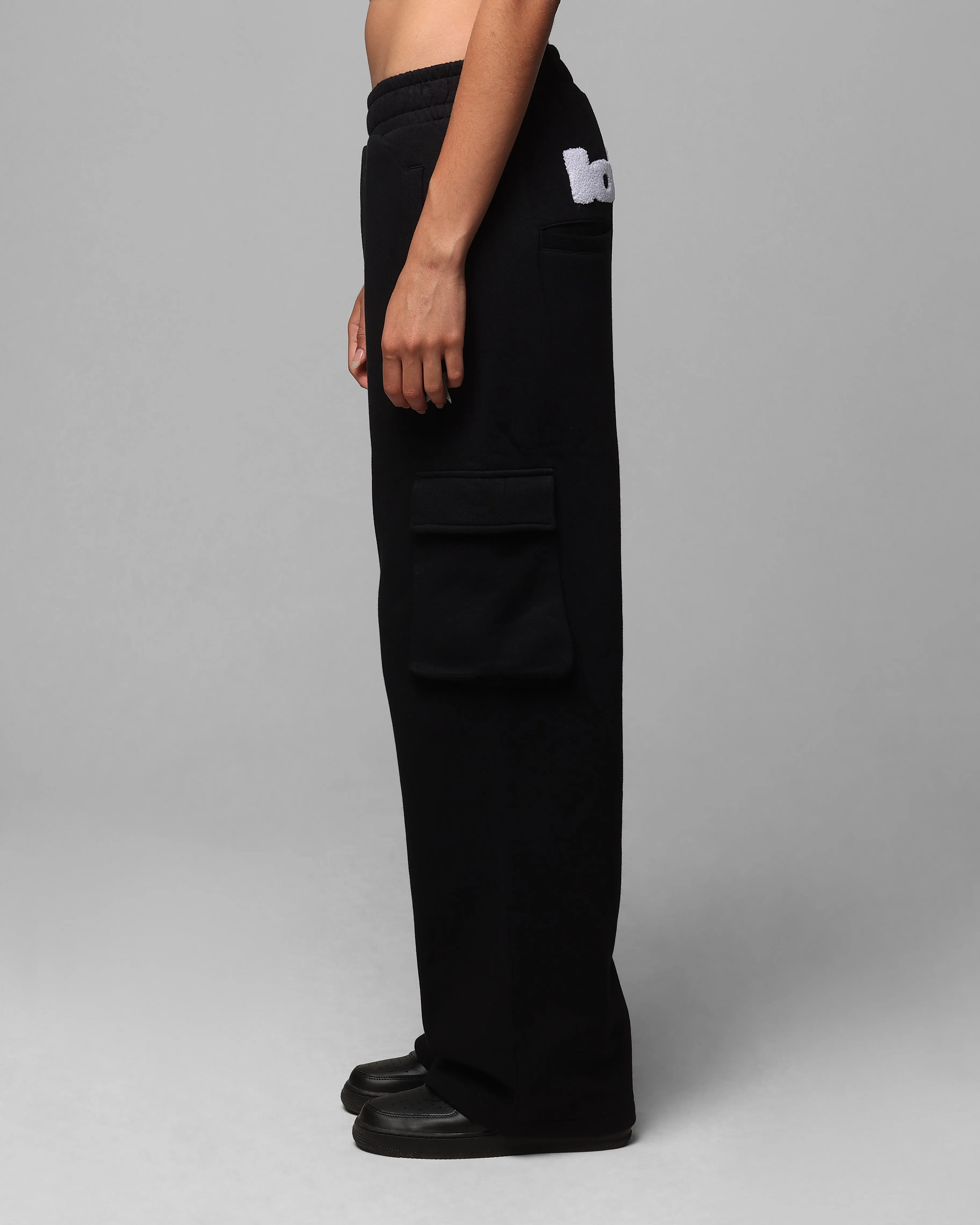 Loiter Premium Essentials Sweatpants Black/White