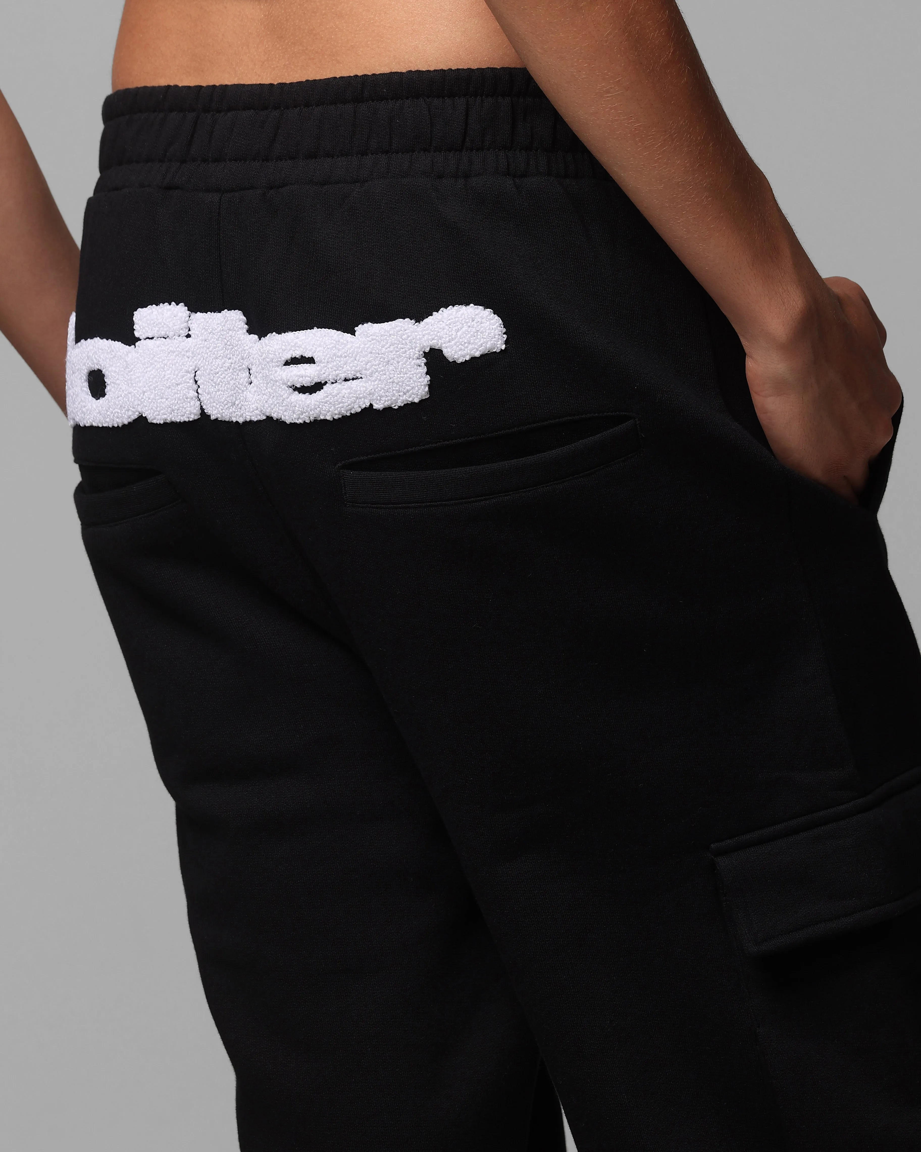 Loiter Premium Essentials Sweatpants Black/White