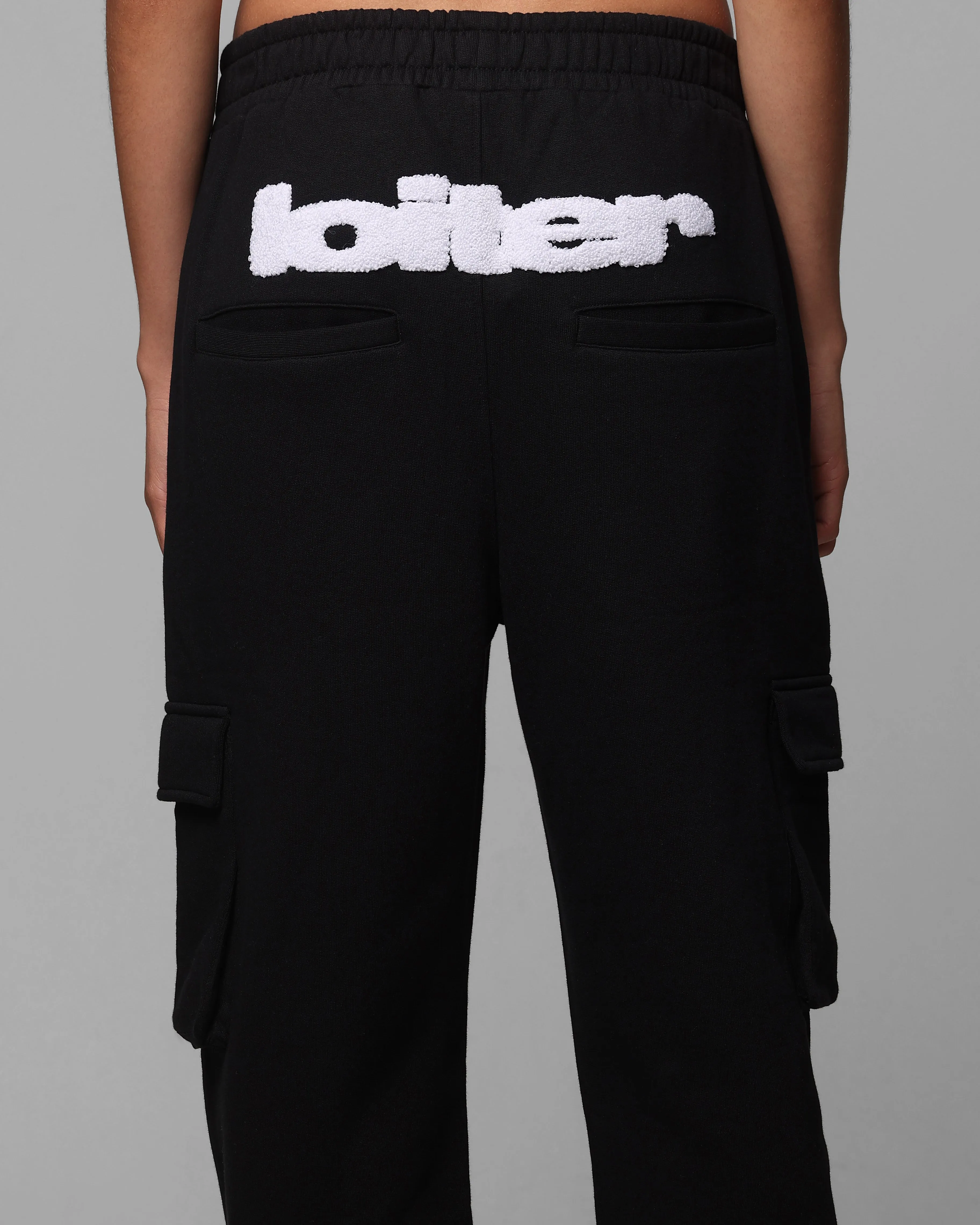 Loiter Premium Essentials Sweatpants Black/White