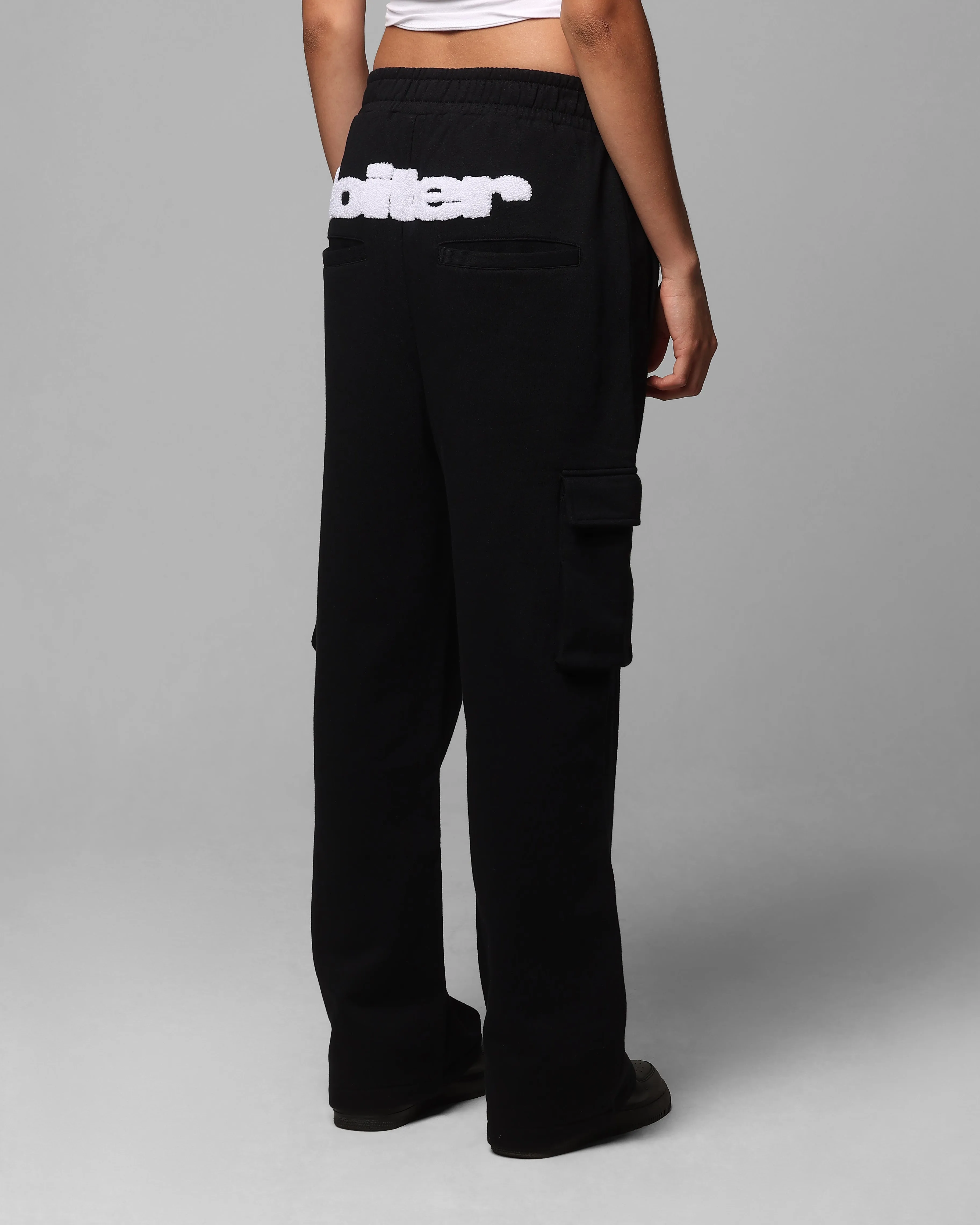 Loiter Premium Essentials Sweatpants Black/White