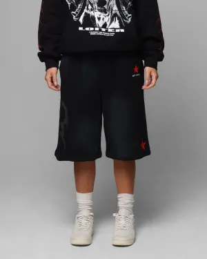 Loiter Trackstar Sweat Shorts Washed Black