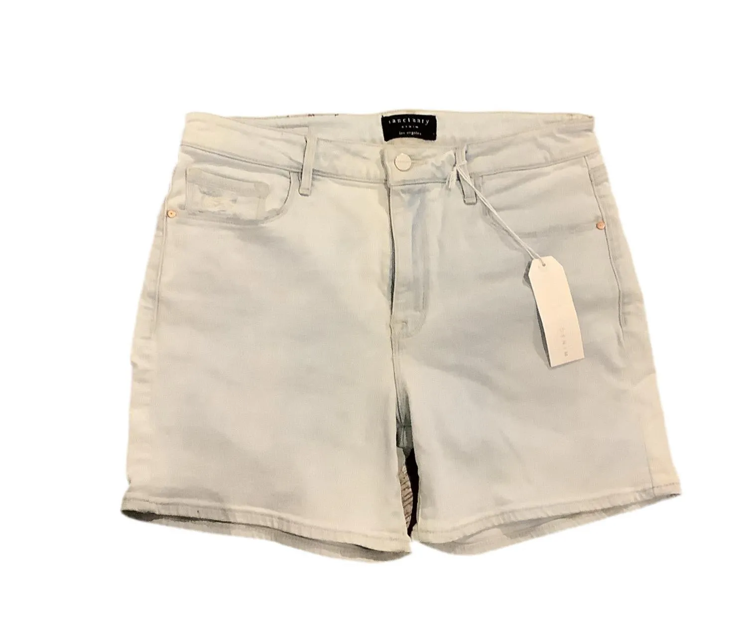 Long Jean Short In Light Blue