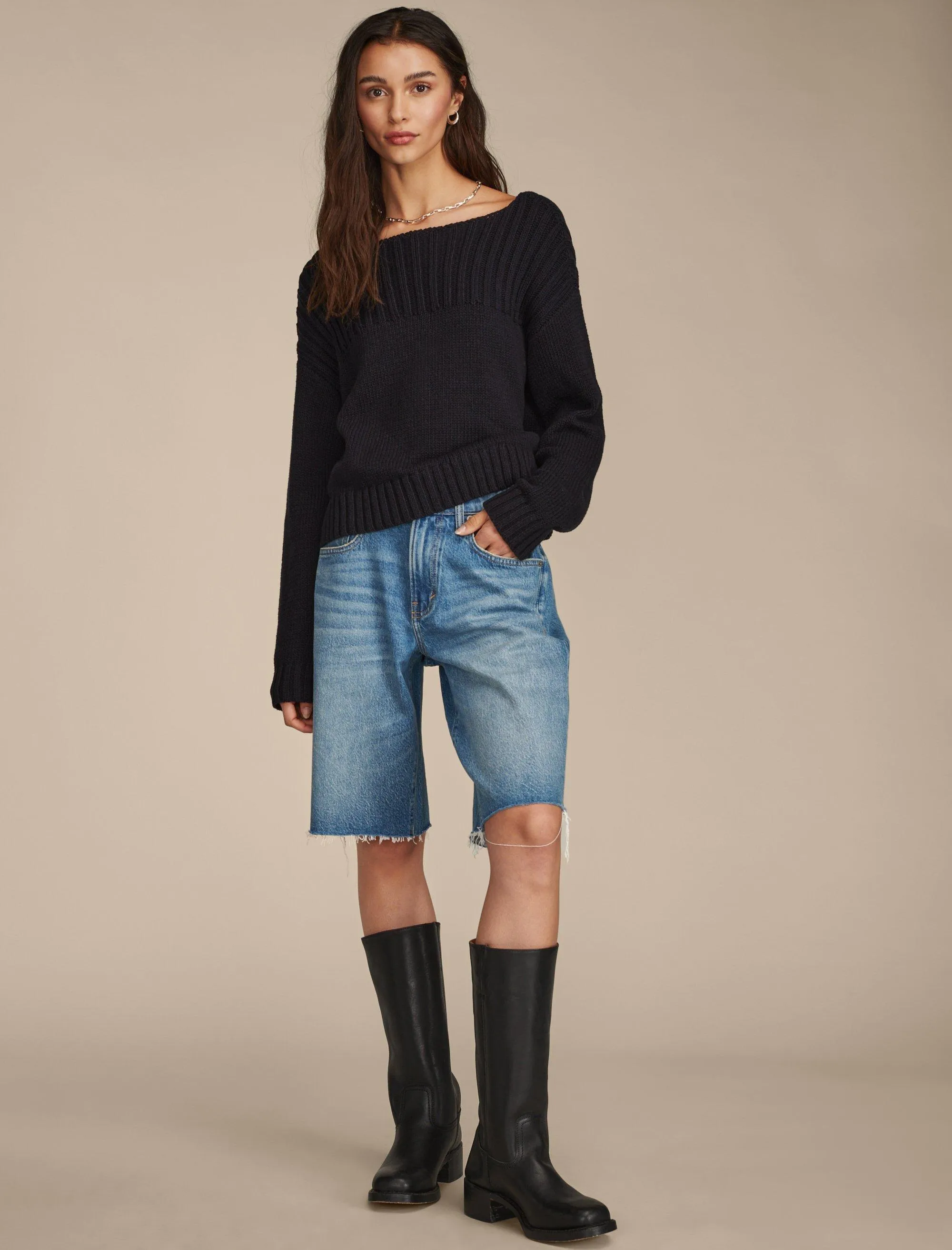 Lucky Brand Women's Loose Bermuda Short
