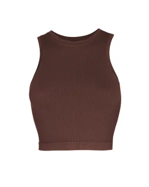LUMINOUS Ribbed Vest | Maroon