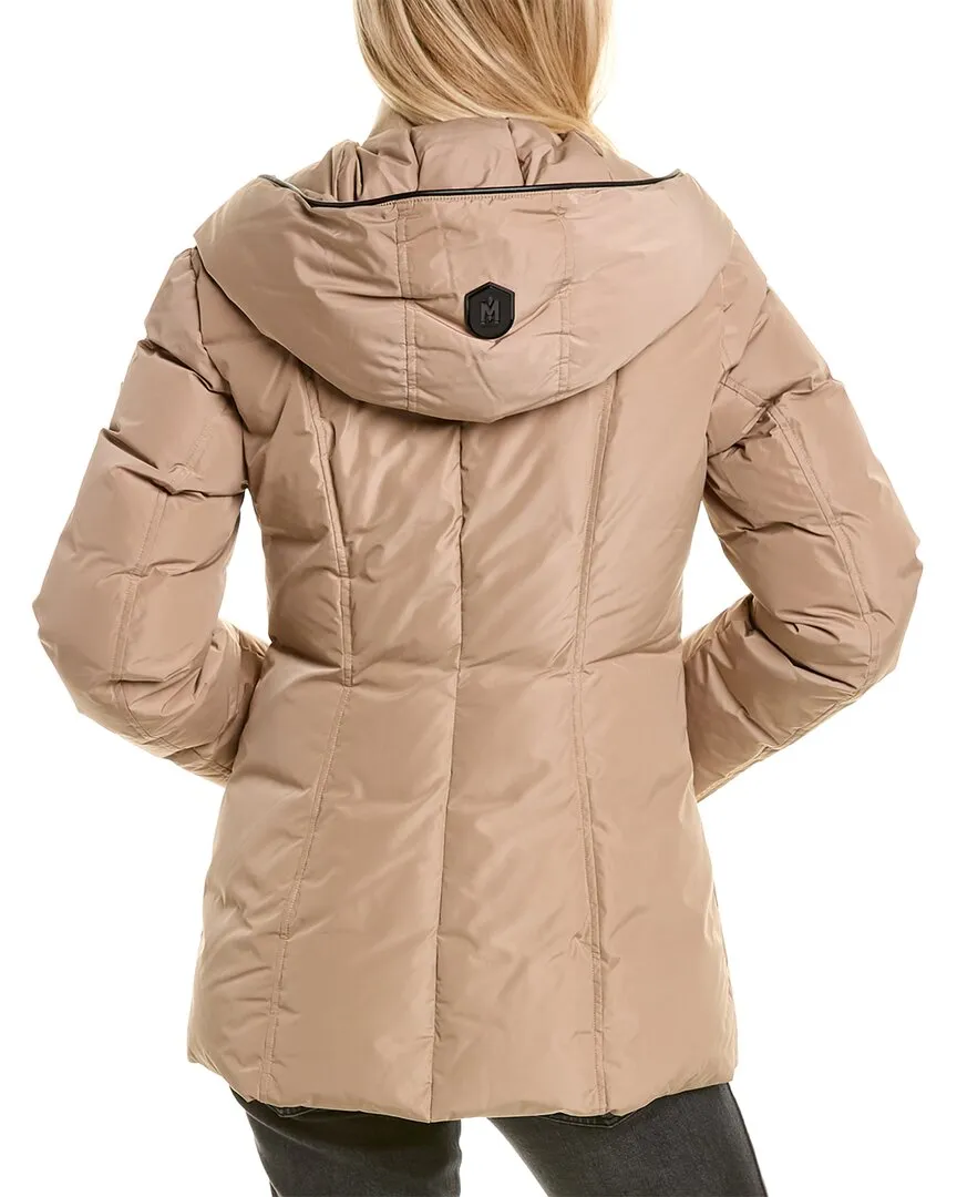 Mackage Adali Leather-Trim Down Coat
