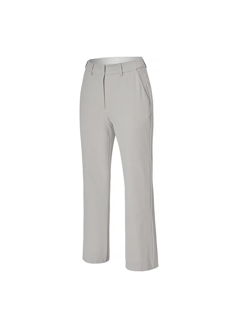 Magic Banding Women's Twill Fluffy Boots Cut Slacks