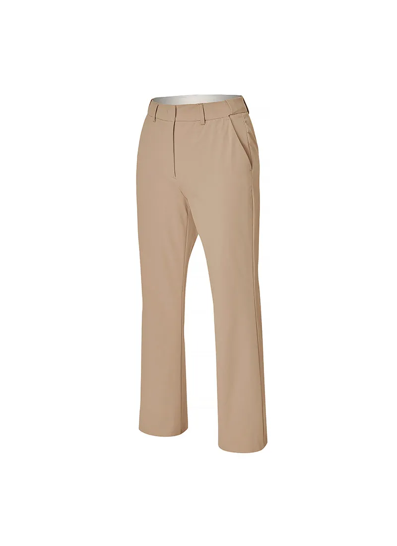 Magic Banding Women's Twill Fluffy Boots Cut Slacks