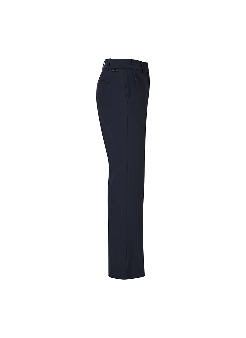 Magic Banding Women's Twill Fluffy Boots Cut Slacks
