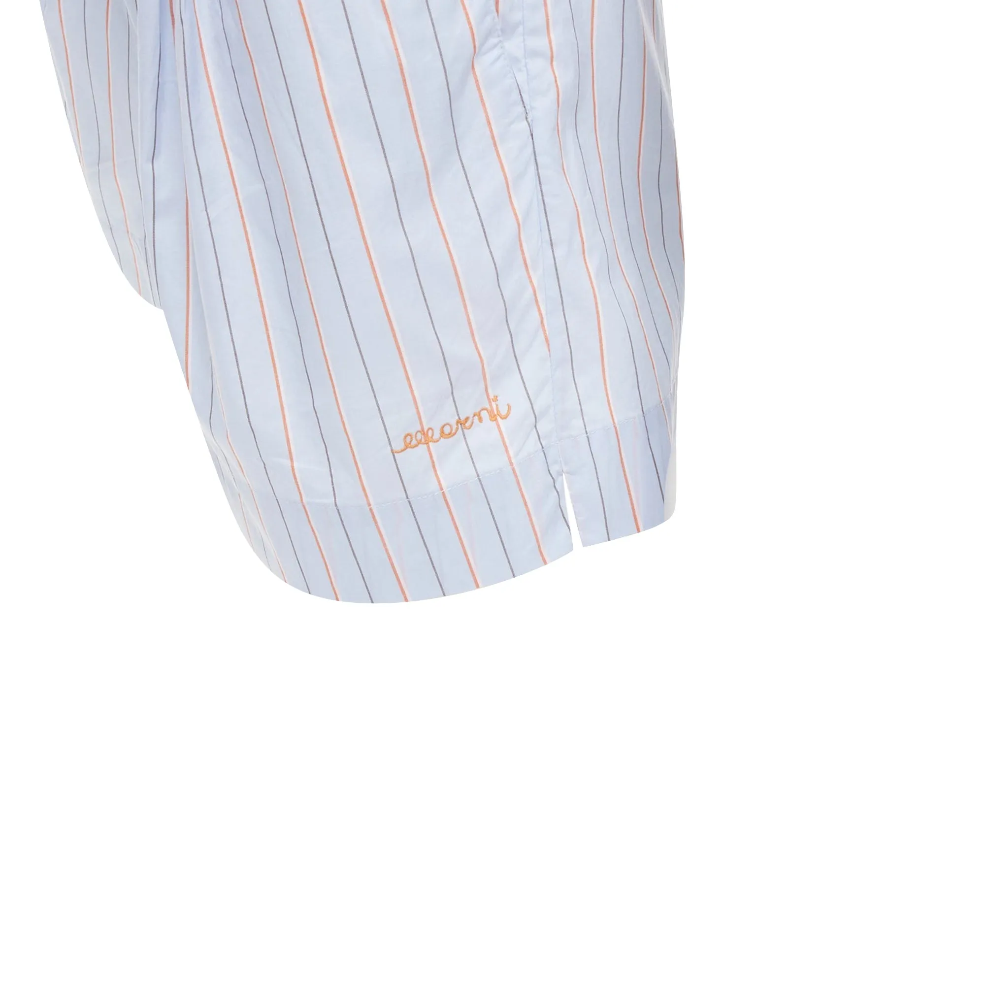 Marni Pinstripe Embroidered Boxer Shorts