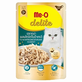 Me O Delite Tuna With Chicken Flake In Gravy Cat Wet Food
