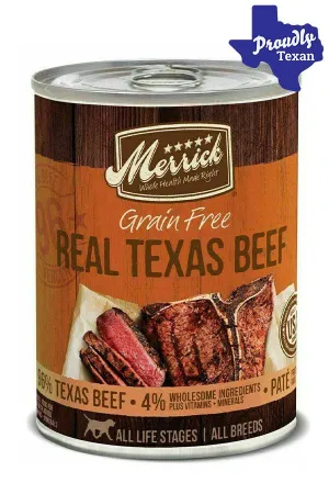 Merrick 96% Real Texas Beef Wet Dog Food