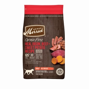 Merrick Grain Free Bison, Beef & Sweet Potato Dry Dog Food