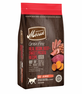 Merrick Grain-Free Real Bison, Beef & Sweet Potato