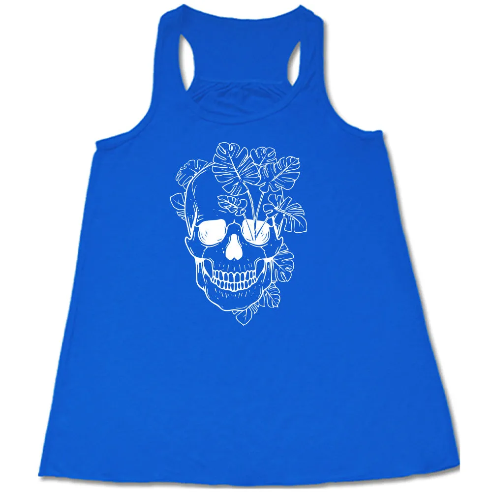 Monstera Plant Skull Shirt