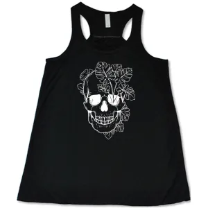 Monstera Plant Skull Shirt