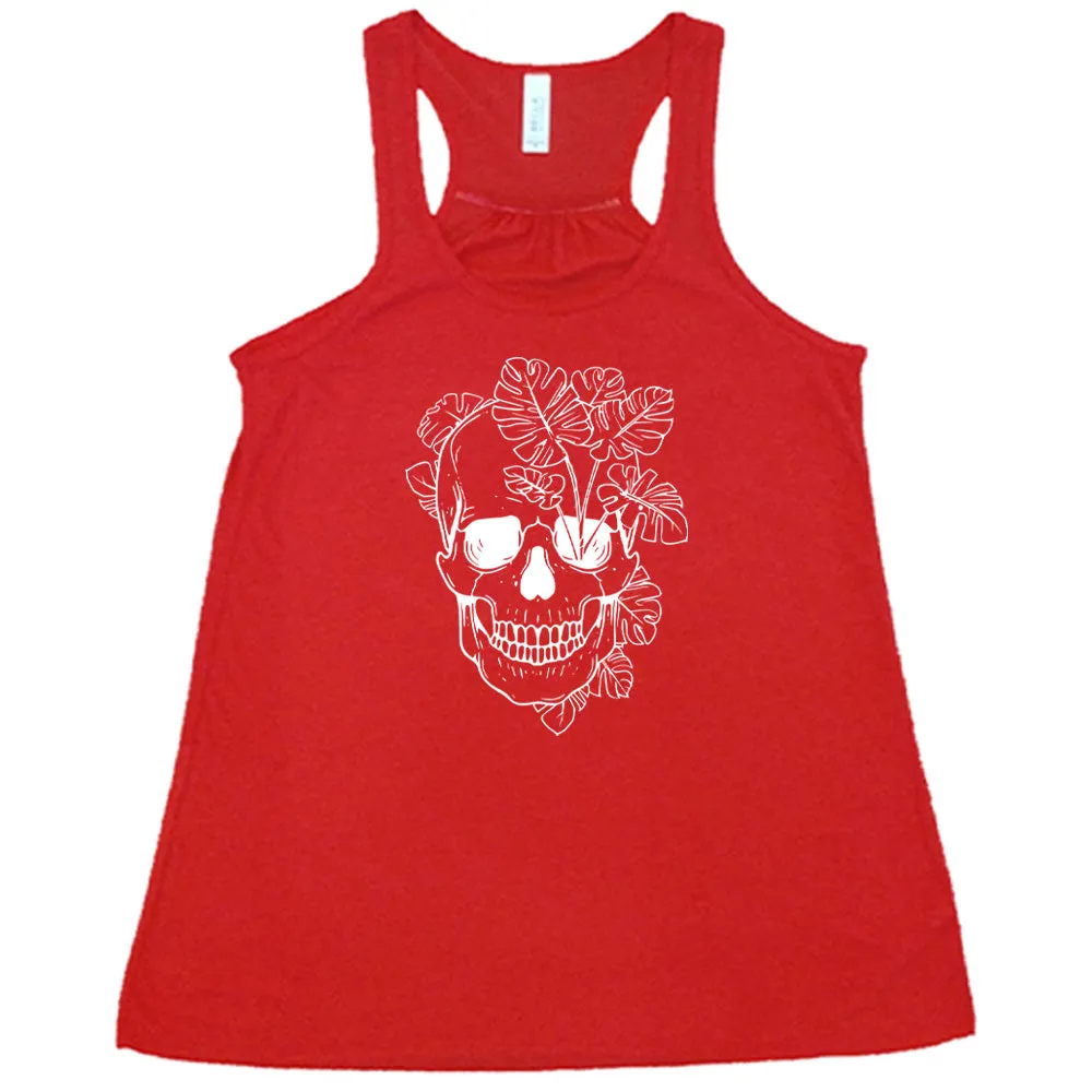 Monstera Plant Skull Shirt