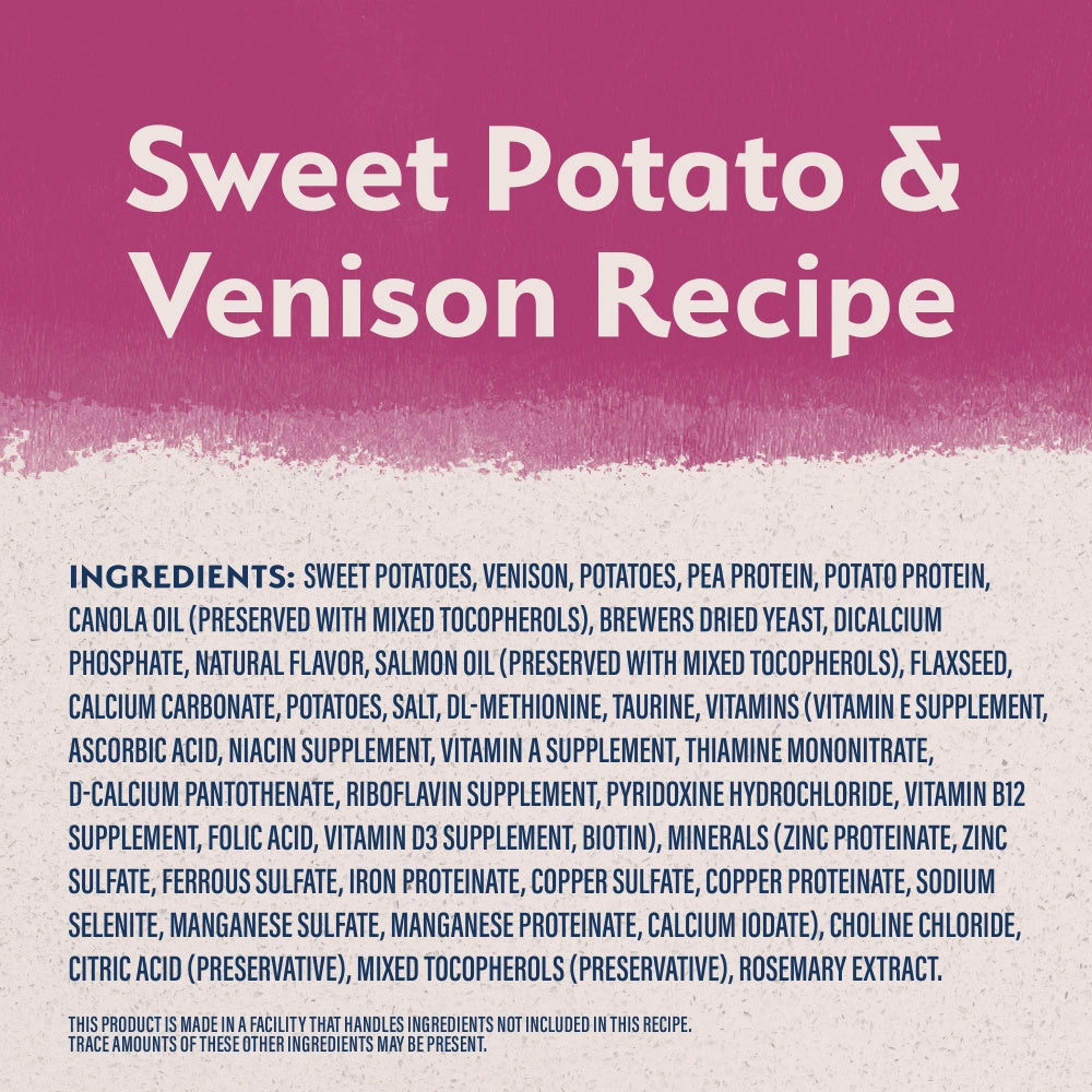Natural Balance L.I.D. Limited Ingredient Diets Adult Maintenance Sweet Potato & Venison Dry Dog Food