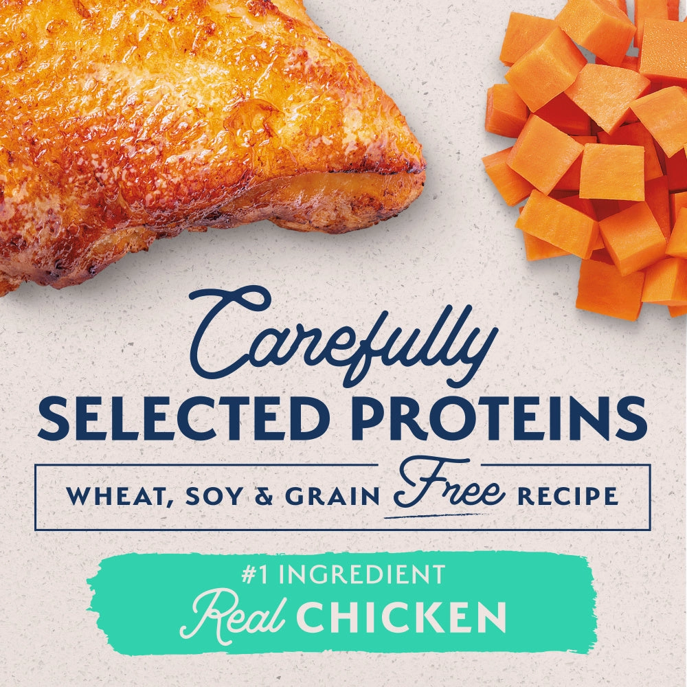 Natural Balance L.I.D. Limited Ingredient Diets Grain Free Adult Sweet Potato & Chicken Small Breed Bites Dry Dog Food