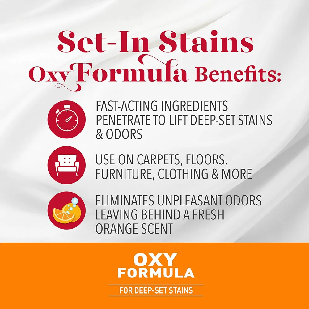 Natures Miracle Orange Oxy Stain and Odor Remover for Cats