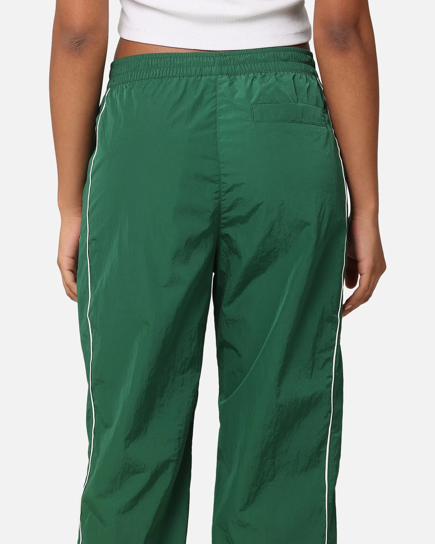Nike Women's Sportswear High-Waisted Woven Open-Hem Pants Gorge Green/Sail