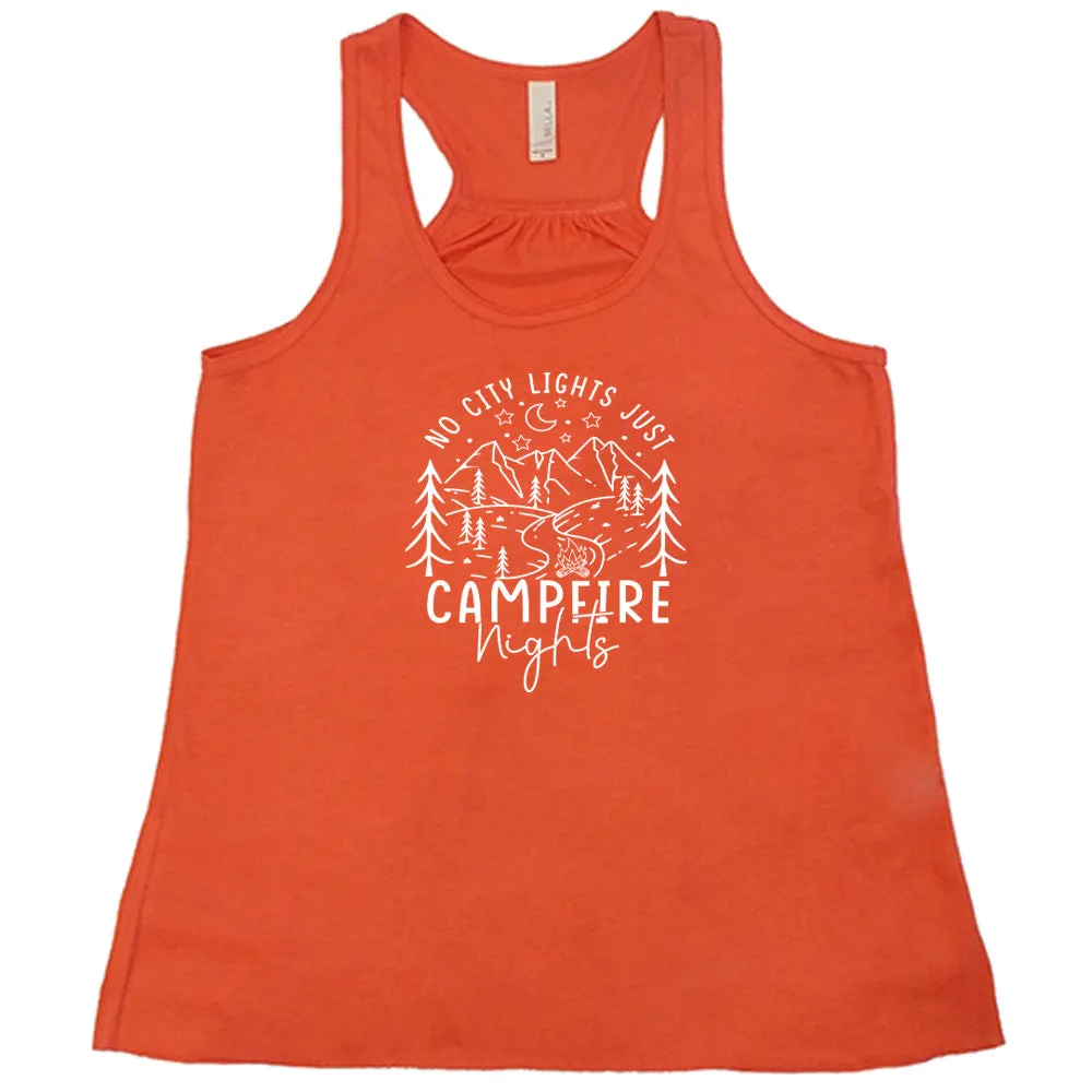 No City Lights Just Campfire Nights Shirt