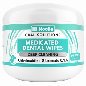 Nooties Antimicrobial Dental Wipes 60 ct.