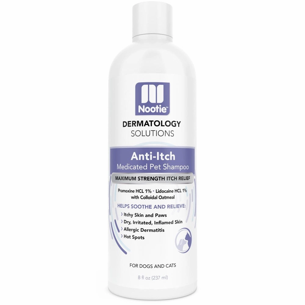Nooties Dermatology Itch Relief Medicated Pet Shampoo 8 oz.
