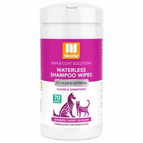 Nooties Waterless Shampoo Wipes Japanese Cherry Blossom 70 ct.