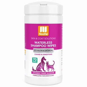 Nooties Waterless Shampoo Wipes Japanese Cherry Blossom 70 ct.