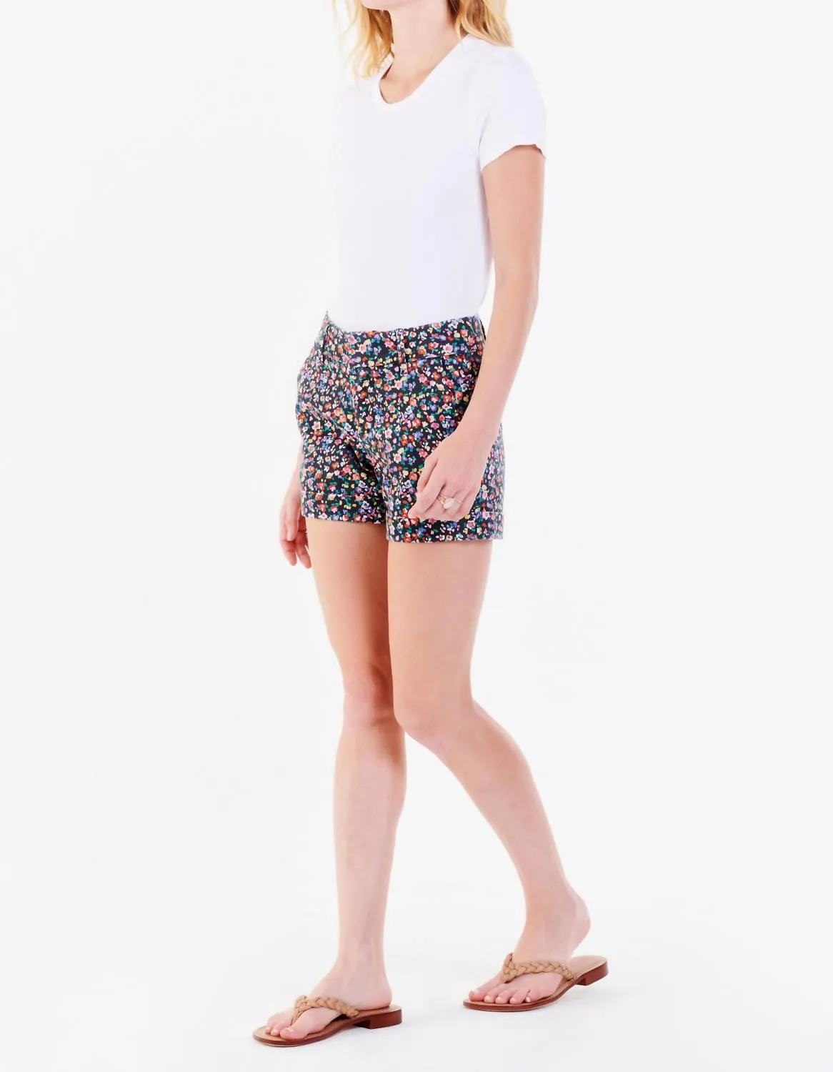 North Hampton High Rise Shorts In Summer Ditsy