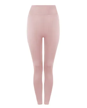 NOURISH Flat Ribbed Leggings | Blush