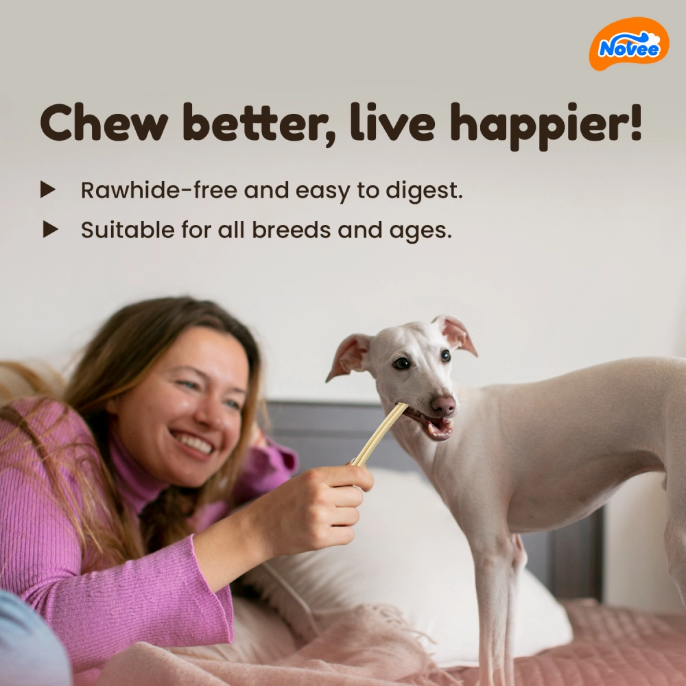 Novee Milky Chew Goat Milk Stick Treats for Dogs