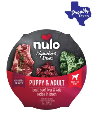 Nulo Signature Stew Beef, Beef Liver, and Kale Dog Food Cups