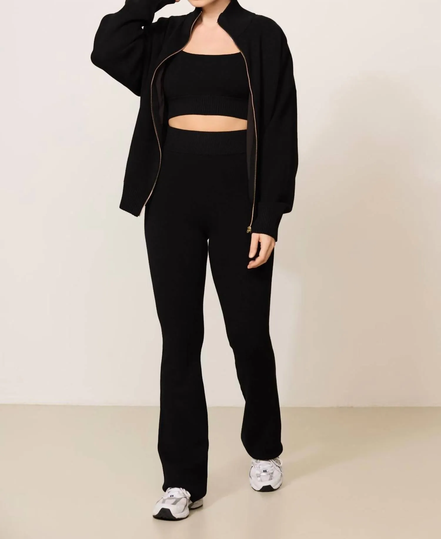 Olly Bomber Jacket In Black