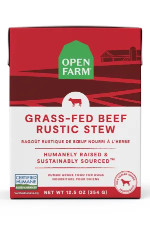 Open Farm Grass-Fed Beef Rustic Stew Wet Dog Food
